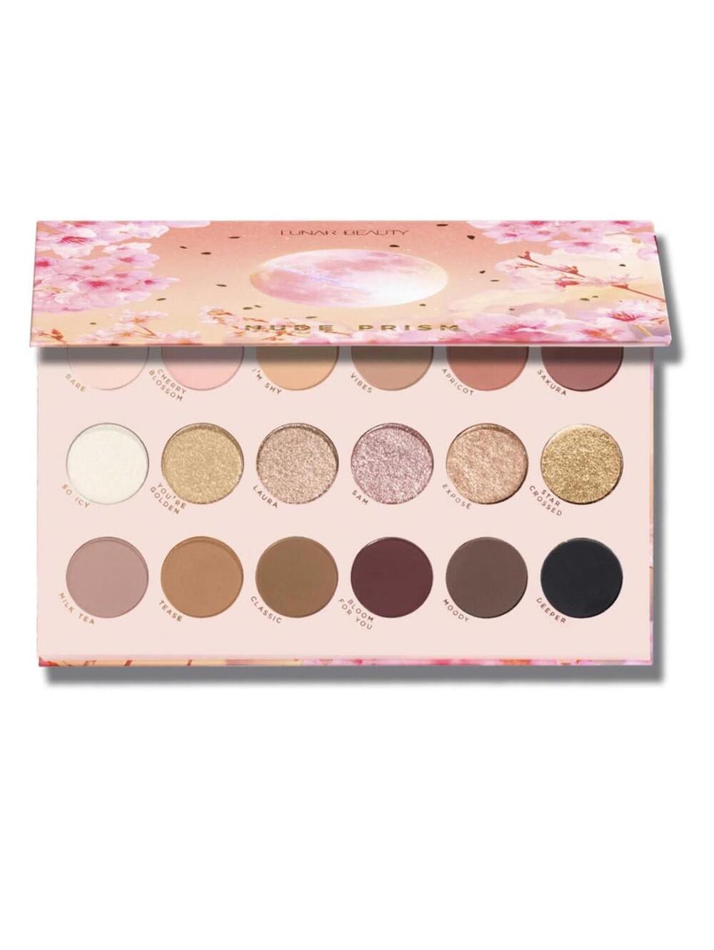 LUNAR BEAUTY Nude prism eyeshadow Pallette